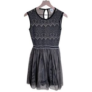 ANTHROPOLOGIE WESTON WEAR whimsigoth tulle skirt dress XS